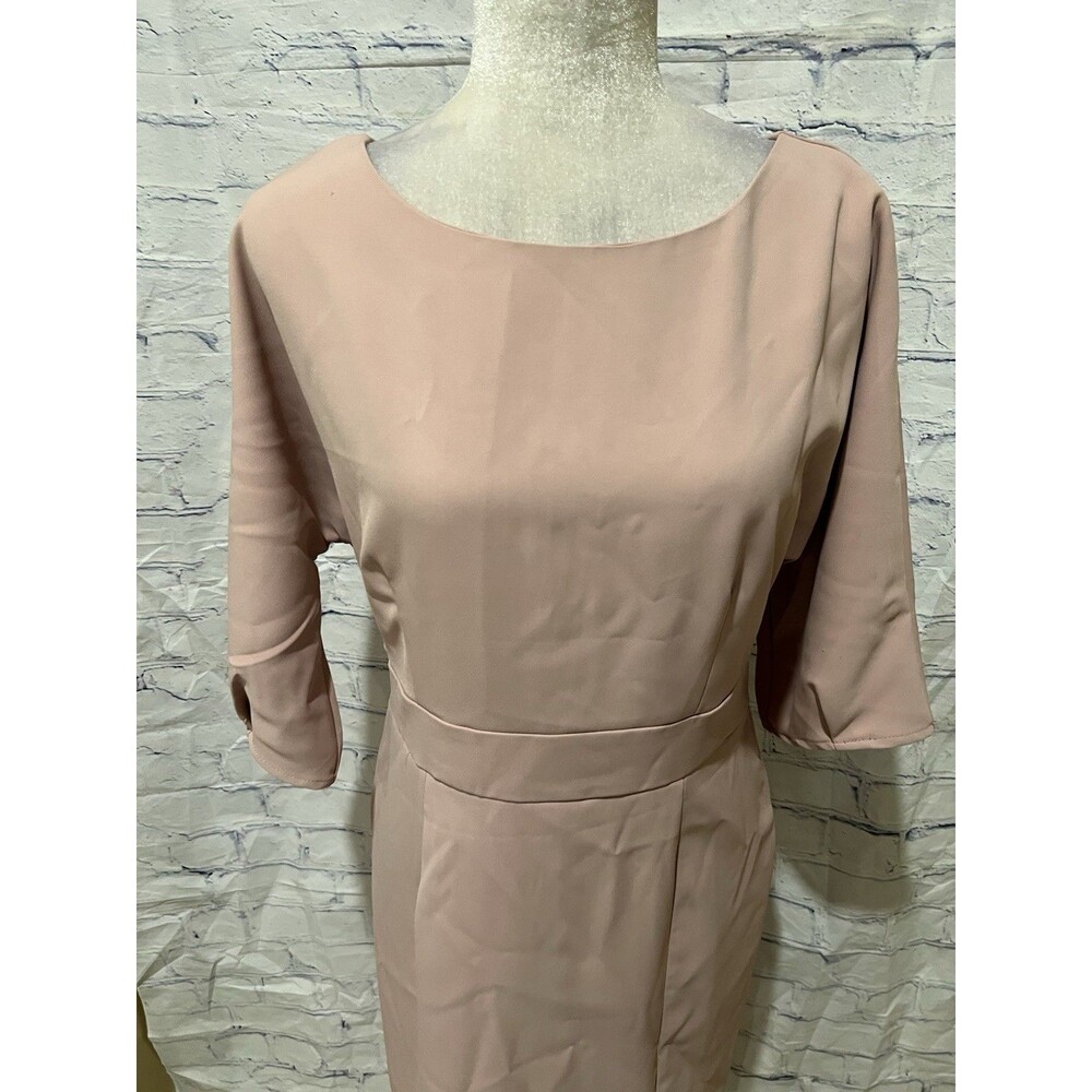 NWT Dazy Blush Color MIDI Dress Size Large - Picture 2 of 7